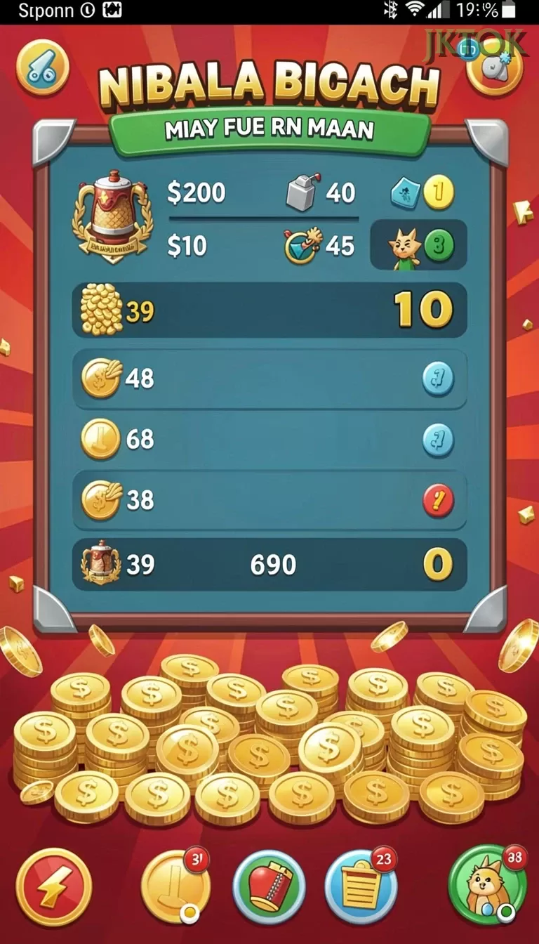 Cuplikan layar MANTRA55 — menu navigasi